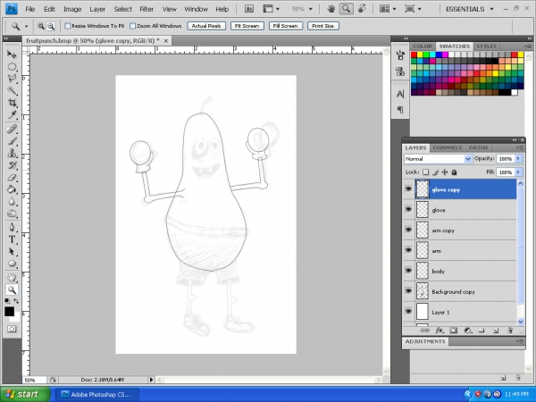 Creation of Pear Shaped: Step 2